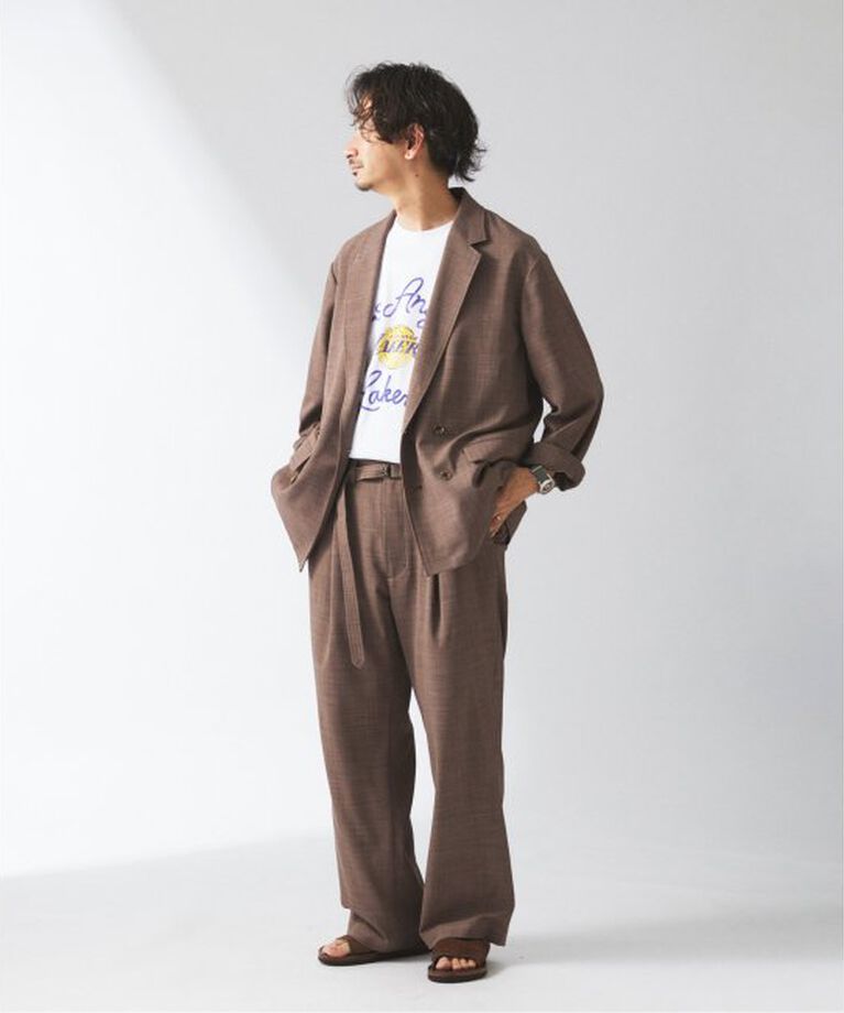 JOURNAL STANDARD relume「TECH バスケット ウォッシャブル メイクワイドスラックス」|スラックス|