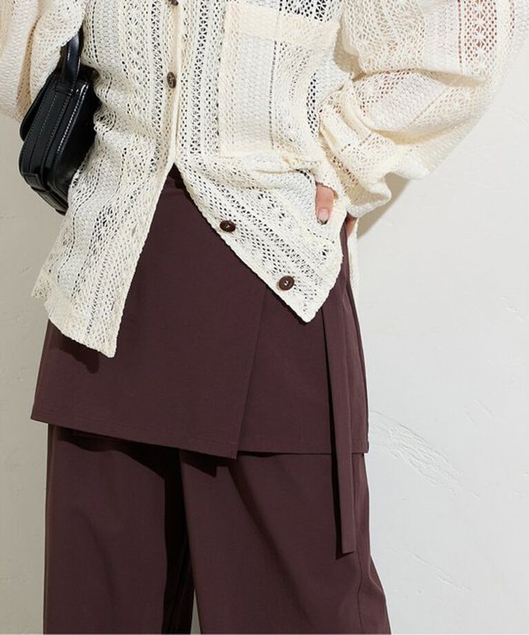 JOURNAL STANDARD「【＆FUNCTION】【接触冷感/撥水】ナイロンストレッチレイヤードパンツ」|その他|