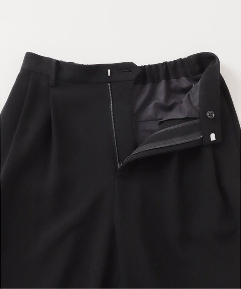 FRAMeWORK「トリアセクロス2タックパンツ」|スラックス|