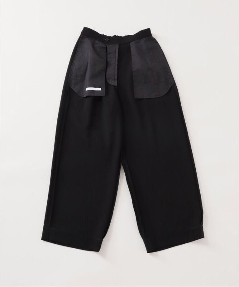 FRAMeWORK「トリアセクロス2タックパンツ」|スラックス|