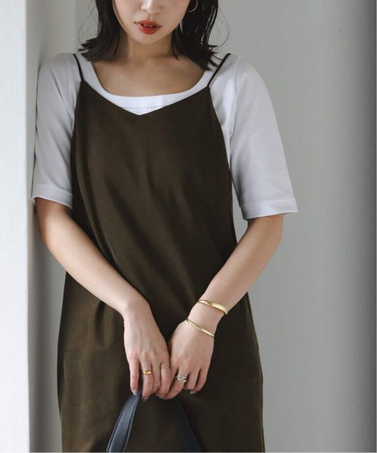NOBLE「《追加》スビンコットンソフトスクエアーネックTシャツ」|Tシャツ・カットソー|