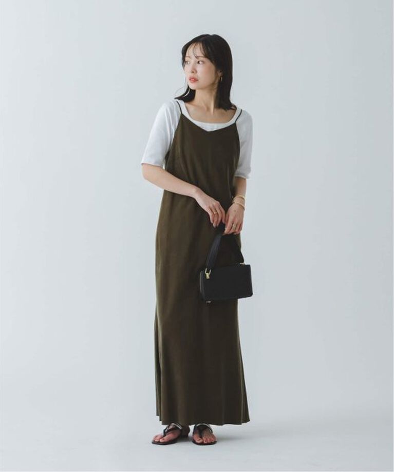 NOBLE「《追加》スビンコットンソフトスクエアーネックTシャツ」|Tシャツ・カットソー|