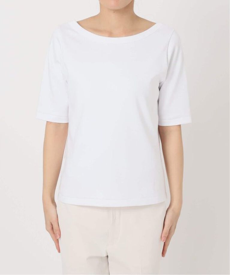 NOBLE「《追加》スビンコットンソフトスクエアーネックTシャツ」|Tシャツ・カットソー|