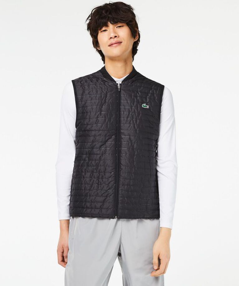 LACOSTE「リバーシブルパッデッドベスト」|ベスト・ジレ|グレー