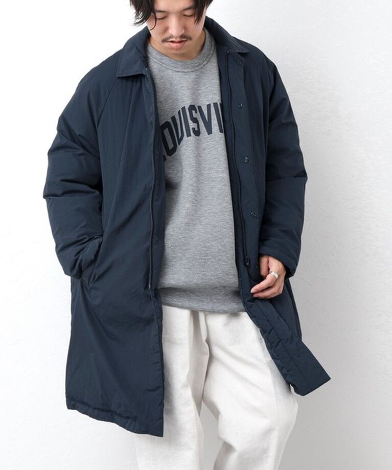 NOLLEY'S goodman「【TAION/タイオン】別注ダウンステンカラーコート」|ダウン|ネイビー