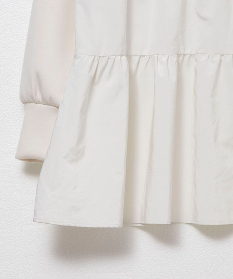 NOLLEY'S「ウォッシャブルティアード切替ダンボールプルオーバーカットソー」|Tシャツ・カットソー|
