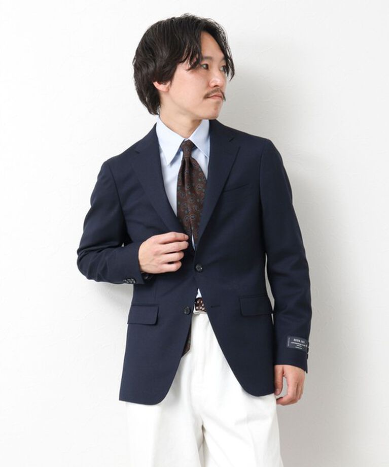 NOLLEY'S goodman「《ビジカジ対応》IMPORT FABRIC JACKET 25SS」|テーラードジャケット|