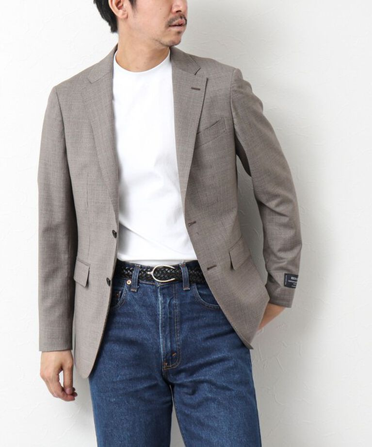 NOLLEY'S goodman「《ビジカジ対応》IMPORT FABRIC JACKET 25SS」|テーラードジャケット|