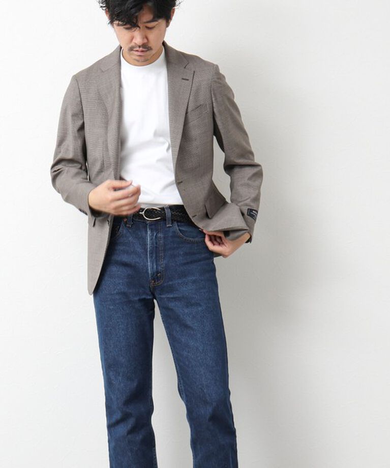NOLLEY'S goodman「《ビジカジ対応》IMPORT FABRIC JACKET 25SS」|テーラードジャケット|