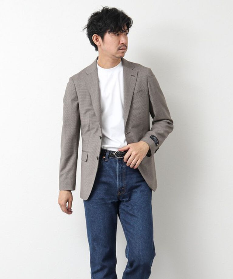 NOLLEY'S goodman「《ビジカジ対応》IMPORT FABRIC JACKET 25SS」|テーラードジャケット|