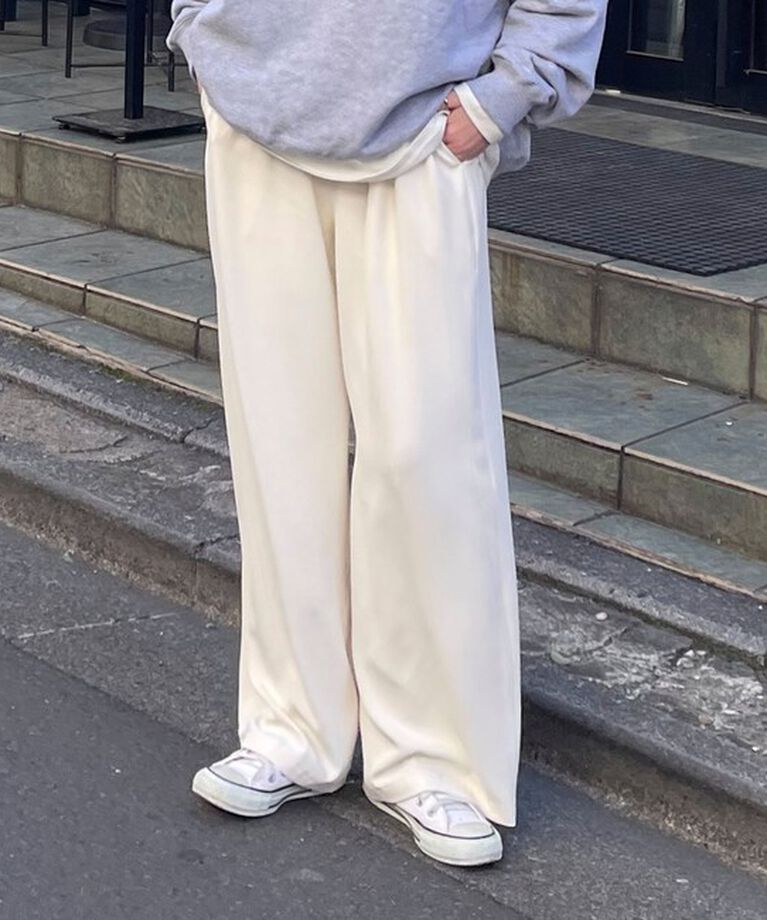 fredy emue「とろみツイルスラックスイージーパンツ」|その他|