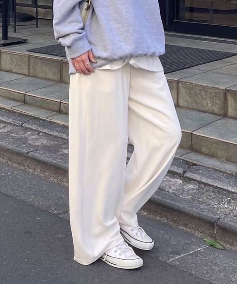 fredy emue「とろみツイルスラックスイージーパンツ」|その他|