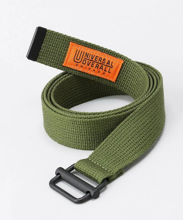 GLOSTER「【UNIVERSAL OVERALL/ユニバーサルオーバーオール】アクリルテープベルト」|ベルト|カーキ