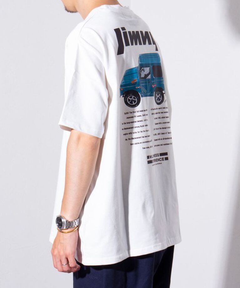 GLOSTER「【WILDERNESS EXPERIENCE×JIMNY】別注バックプリント Tシャツ」|Tシャツ・カットソー|