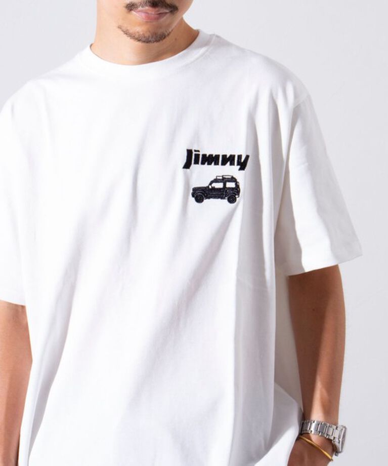 GLOSTER「【WILDERNESS EXPERIENCE×JIMNY】別注バックプリント Tシャツ」|Tシャツ・カットソー|