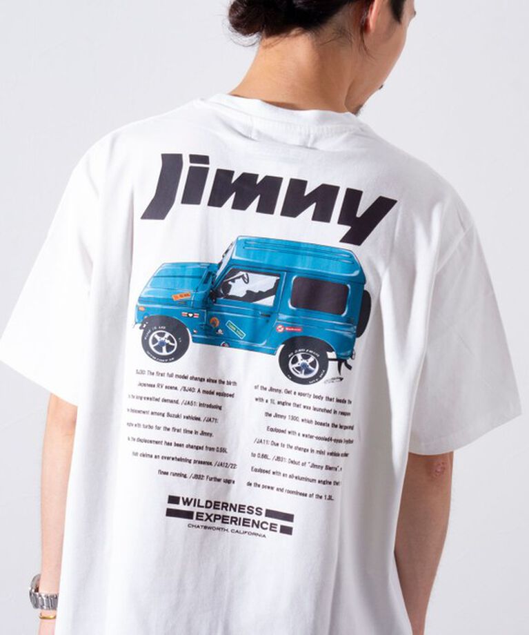 GLOSTER「【WILDERNESS EXPERIENCE×JIMNY】別注バックプリント Tシャツ」|Tシャツ・カットソー|