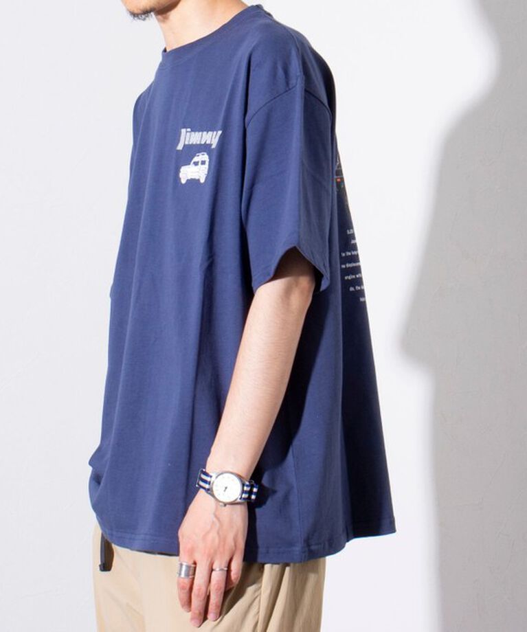 GLOSTER「【WILDERNESS EXPERIENCE×JIMNY】別注バックプリント Tシャツ」|Tシャツ・カットソー|