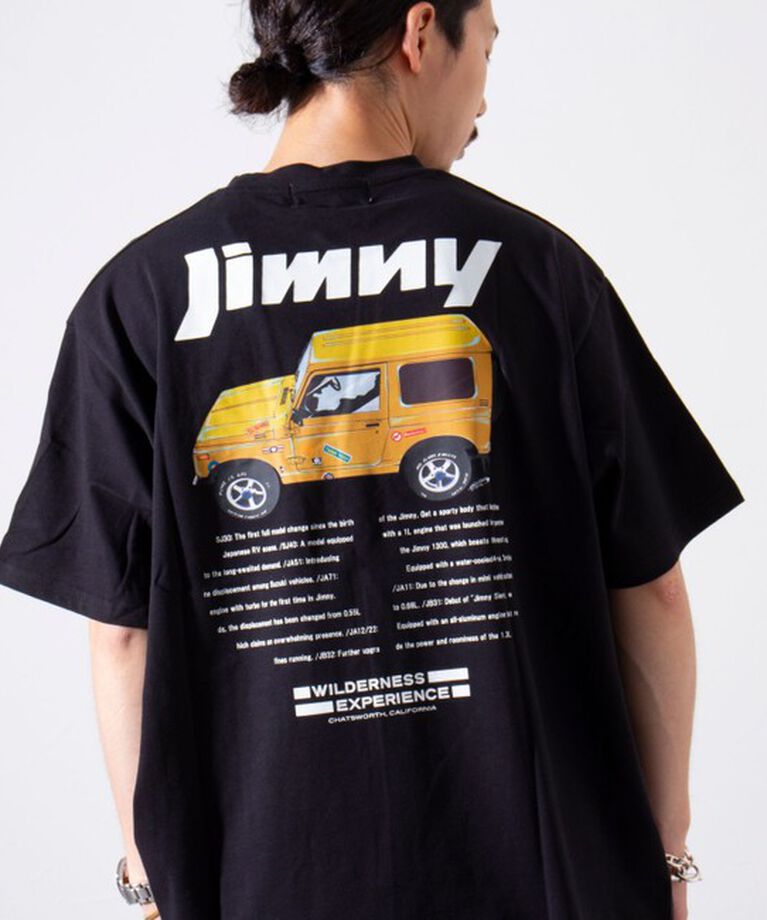 GLOSTER「【WILDERNESS EXPERIENCE×JIMNY】別注バックプリント Tシャツ」|Tシャツ・カットソー|ブラック
