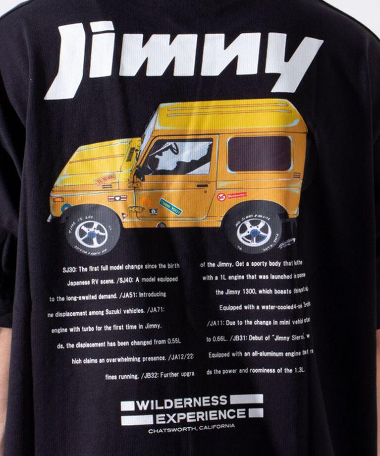 GLOSTER「【WILDERNESS EXPERIENCE×JIMNY】別注バックプリント Tシャツ」|Tシャツ・カットソー|
