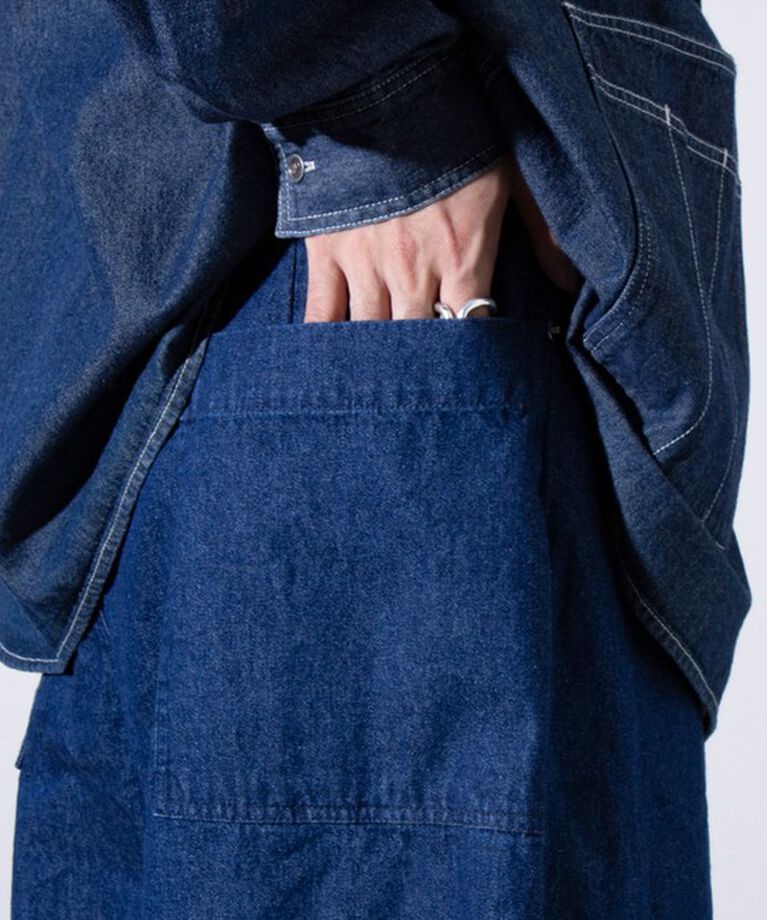 GLOSTER「【GLOSTER/グロスター】8オンスデニム ワイドショートパンツ ハーフパンツ」|その他|