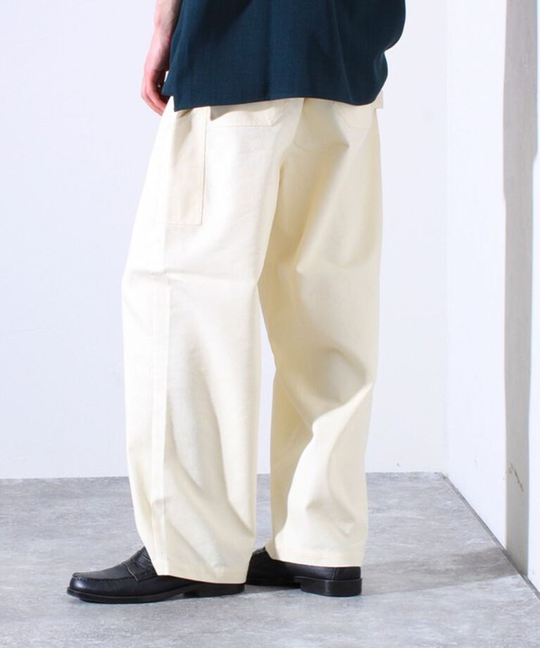 GLOSTER「【GLOSTER/グロスター】GOODNESS ペインターパンツ シャンブレーツイル」|チノ|