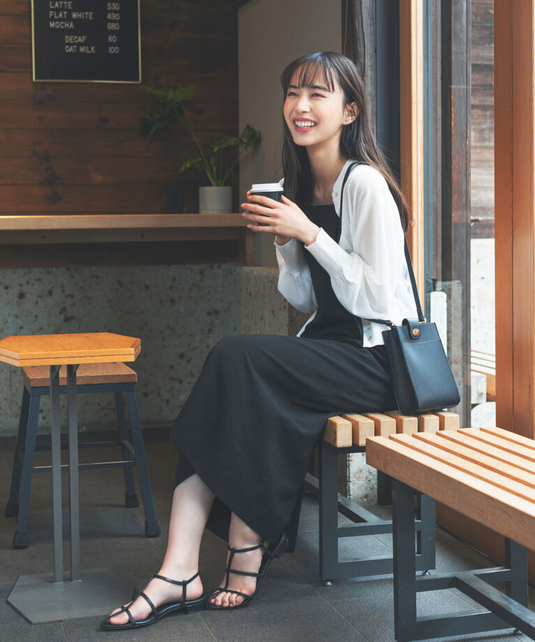 VIS「【洗える・接触冷感】美easyキャミワンピース【セットアップ対応】」|ワンピース|