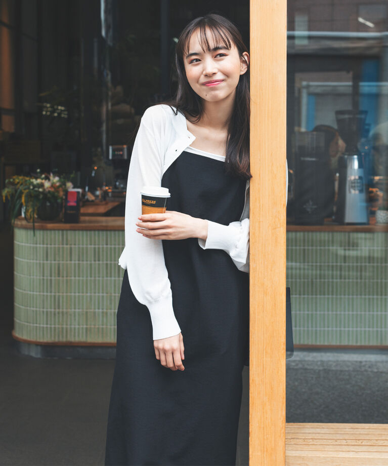 VIS「【洗える・接触冷感】美easyキャミワンピース【セットアップ対応】」|ワンピース|