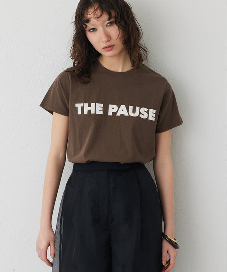 THE PAUSE「【THE PAUSE】THE PAUSE Tシャツ」|Tシャツ・カットソー|モカ