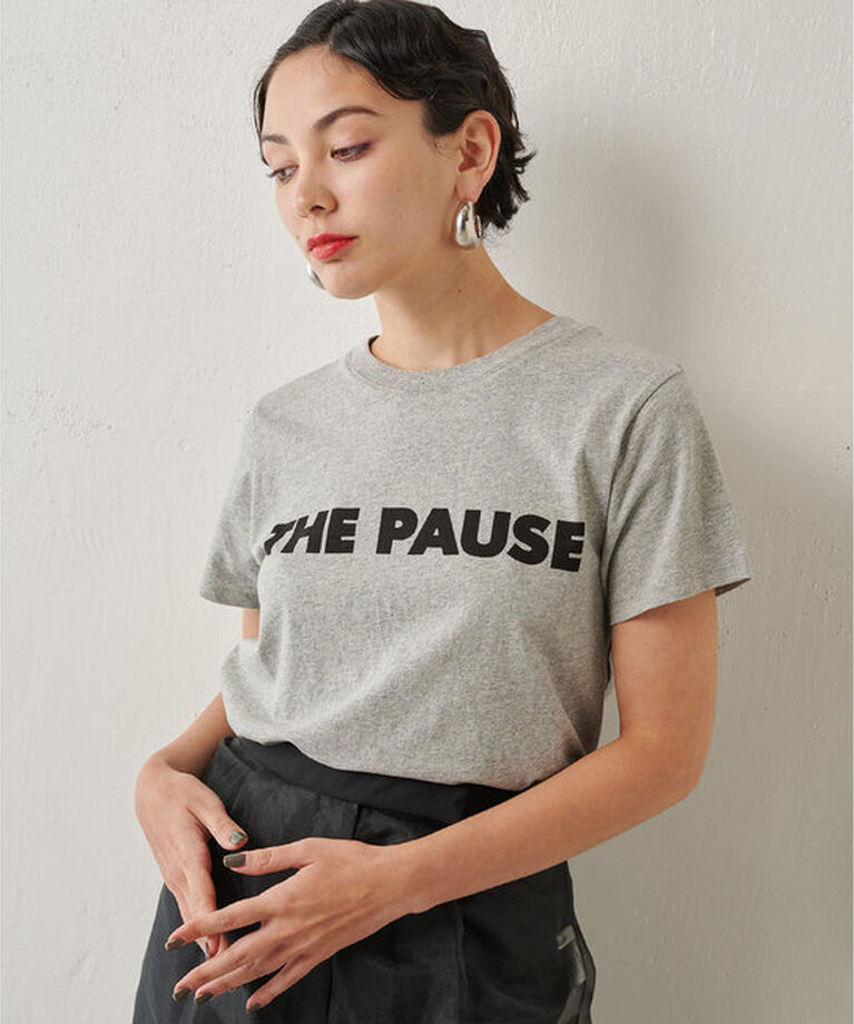 THE PAUSE「【THE PAUSE】THE PAUSE Tシャツ」|Tシャツ・カットソー|グレー