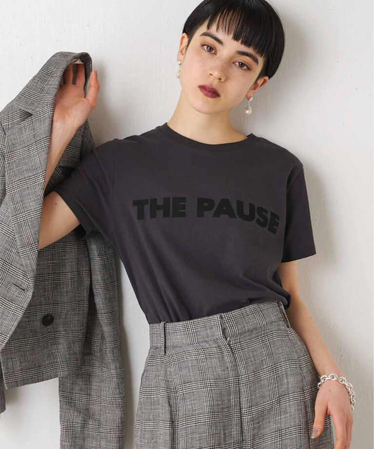 THE PAUSE「【THE PAUSE】THE PAUSE Tシャツ」|Tシャツ・カットソー|チャコールグレー