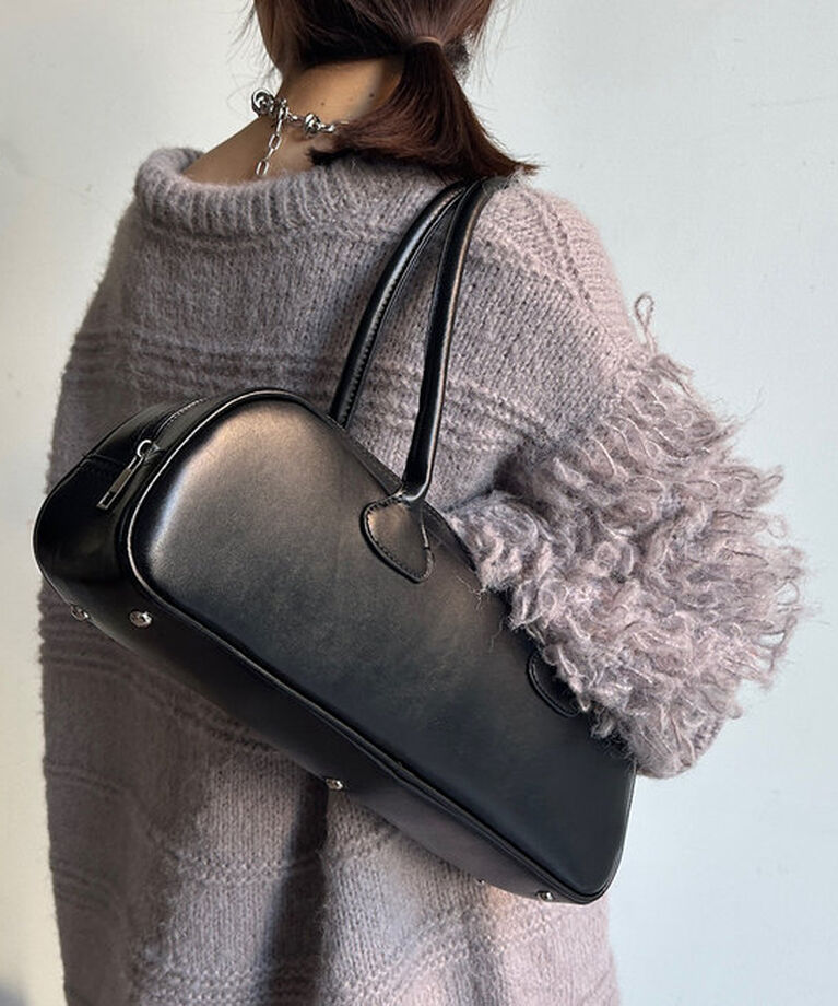  「スクエアBAG」|トートバッグ|ブラック