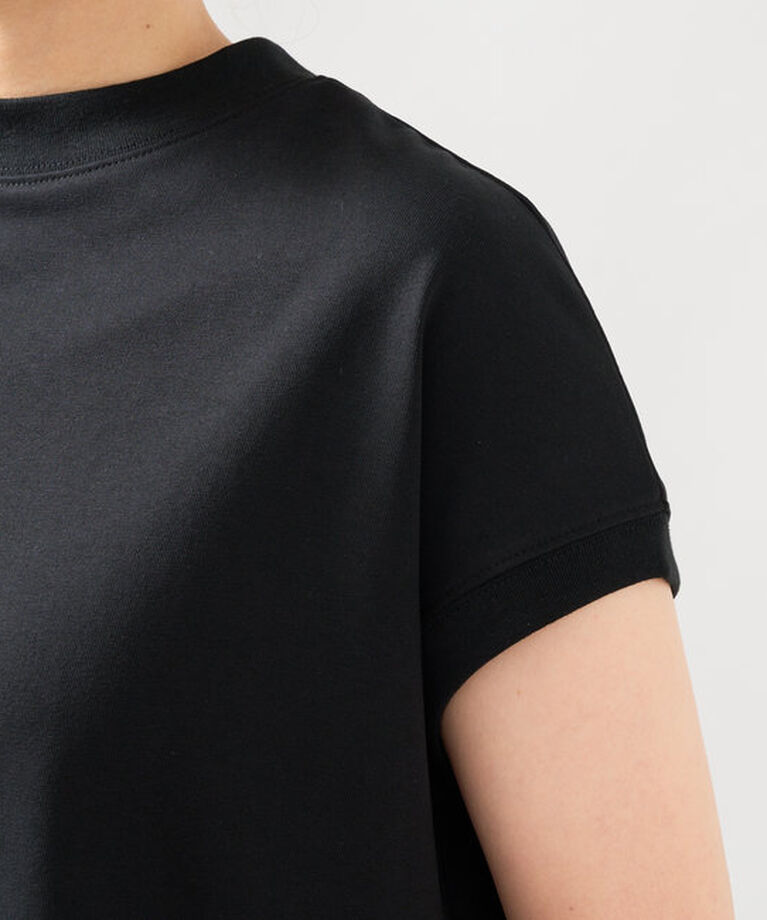  「《デイリーに活躍》モックネックプレーンT」|Tシャツ・カットソー|