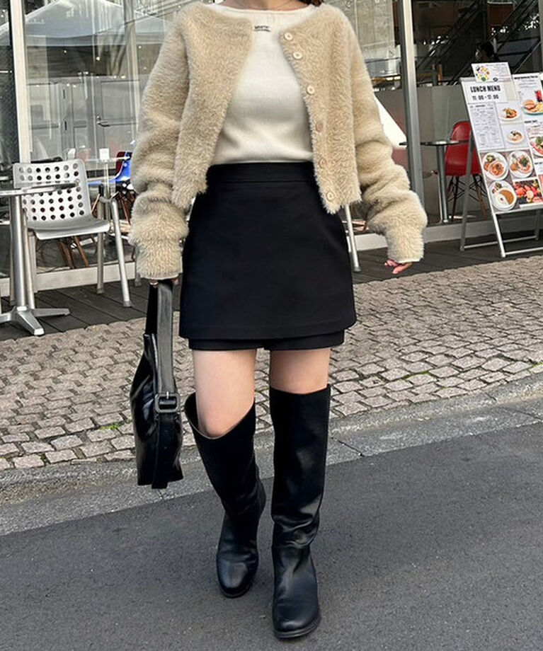  「ミンクライクカーディガン」|カーディガン|
