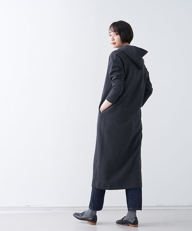 collex「ダンボールニット　パーカーロングワンピース」|ワンピース|