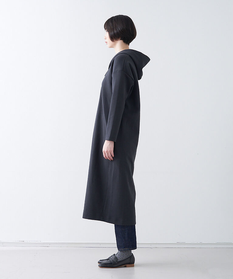 collex「ダンボールニット　パーカーロングワンピース」|ワンピース|