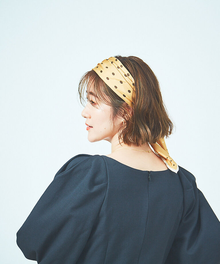 Rouge vif「ボリュームスリーブシェルタリングワンピース」|ワンピース|