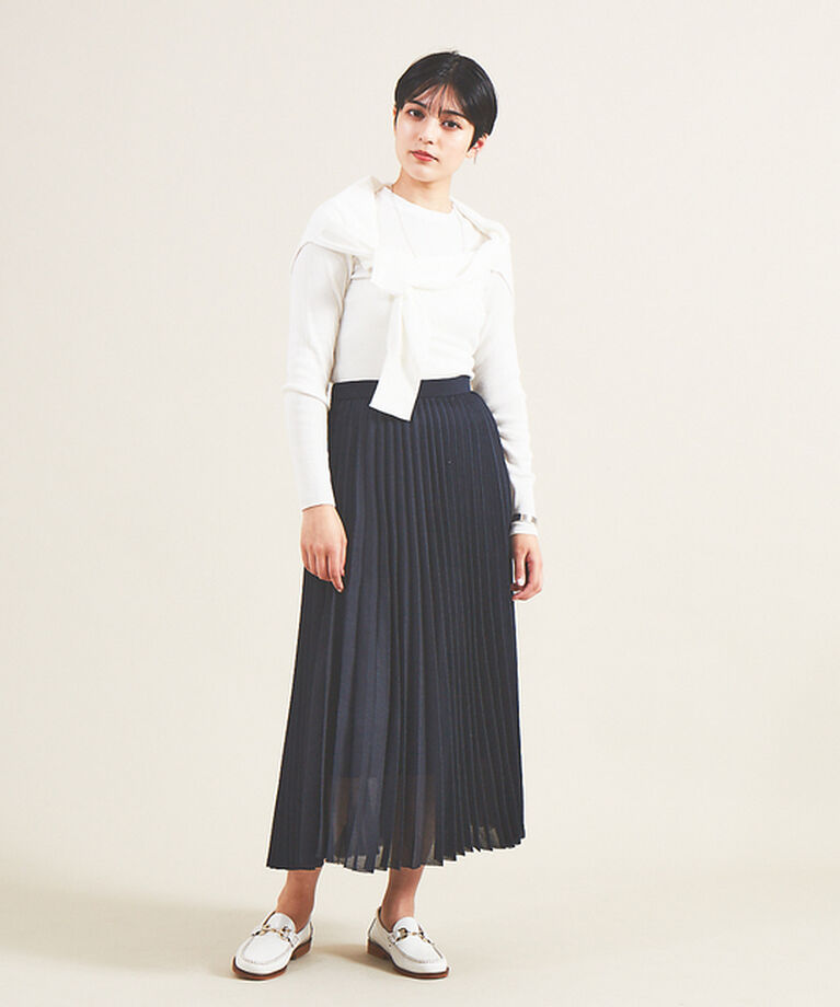 Rouge vif「【アンサンブル対応】SI混ドロップスリーブカーディガン」|カーディガン|