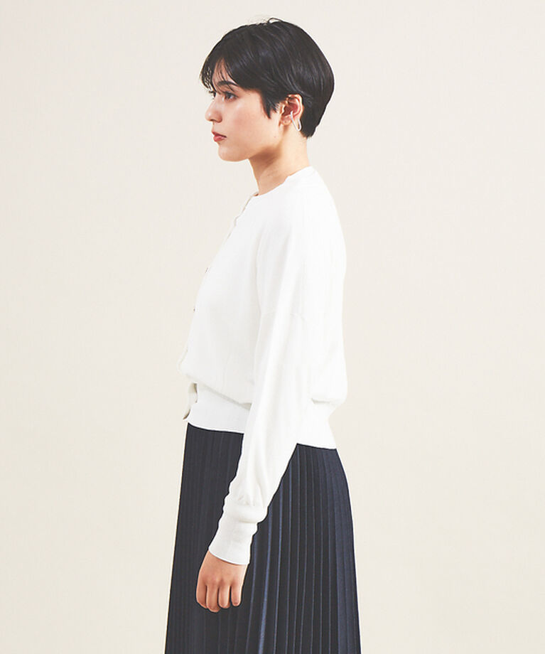 Rouge vif「【アンサンブル対応】SI混ドロップスリーブカーディガン」|カーディガン|
