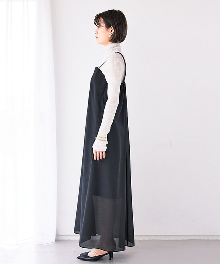 Rouge vif「【BELLE ROBE】シアーリボンワンピース」|ワンピース|