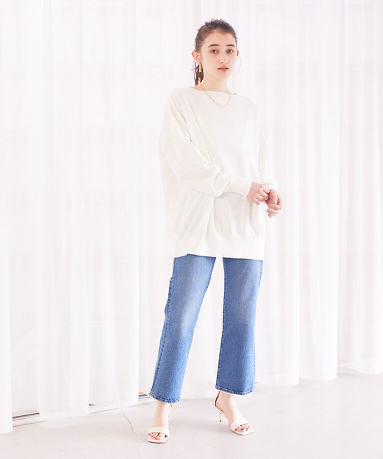 Rouge vif「クルーネックオーバープルオーバー」|ニット・セーター|