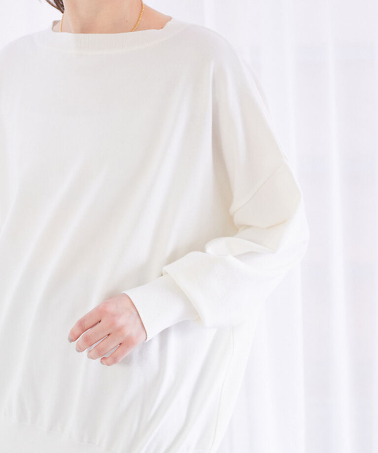 Rouge vif「クルーネックオーバープルオーバー」|ニット・セーター|