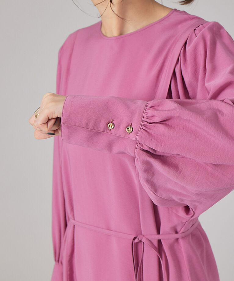 Rouge vif「パフスリーブワンピース」|ワンピース|
