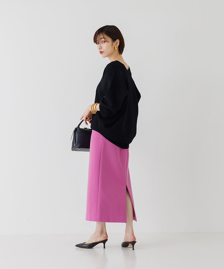 Rouge vif「【XSサイズ展開】4WAYストレッチタイトスカート」|スカート|