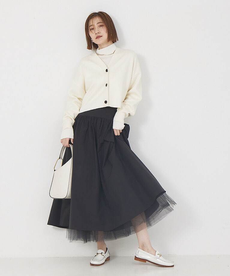 Rouge vif「4WAYチュールコンビスカート」|スカート|