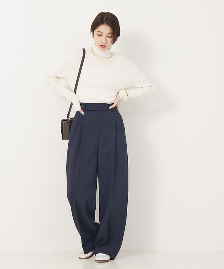 Rouge vif「コットンシルクリブタートル」|Tシャツ・カットソー|