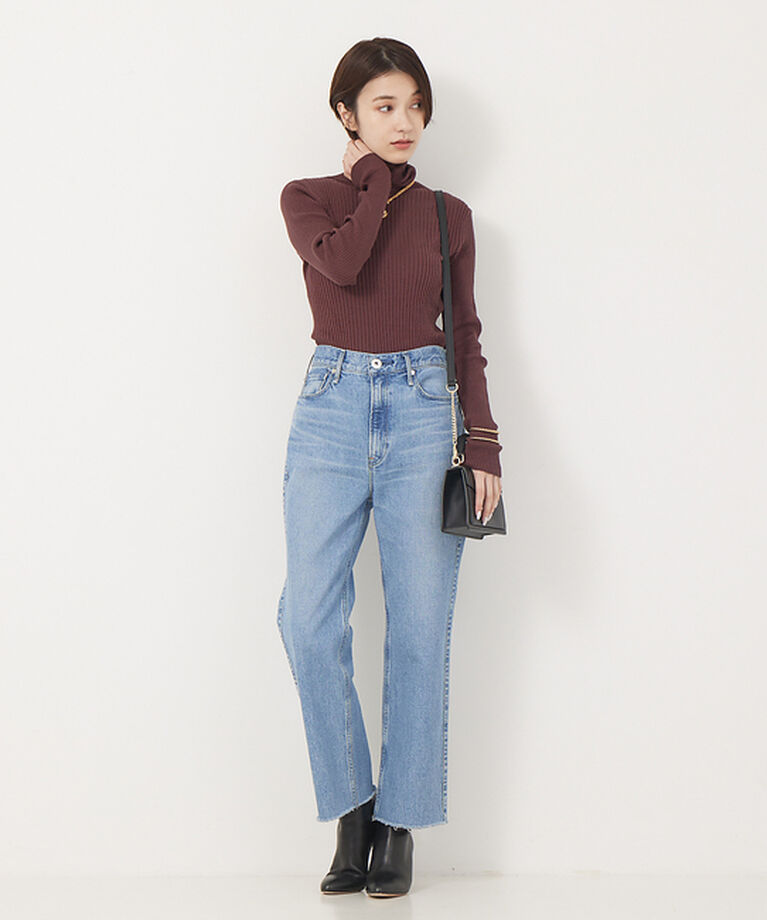 Rouge vif「コットンシルクリブタートル」|Tシャツ・カットソー|