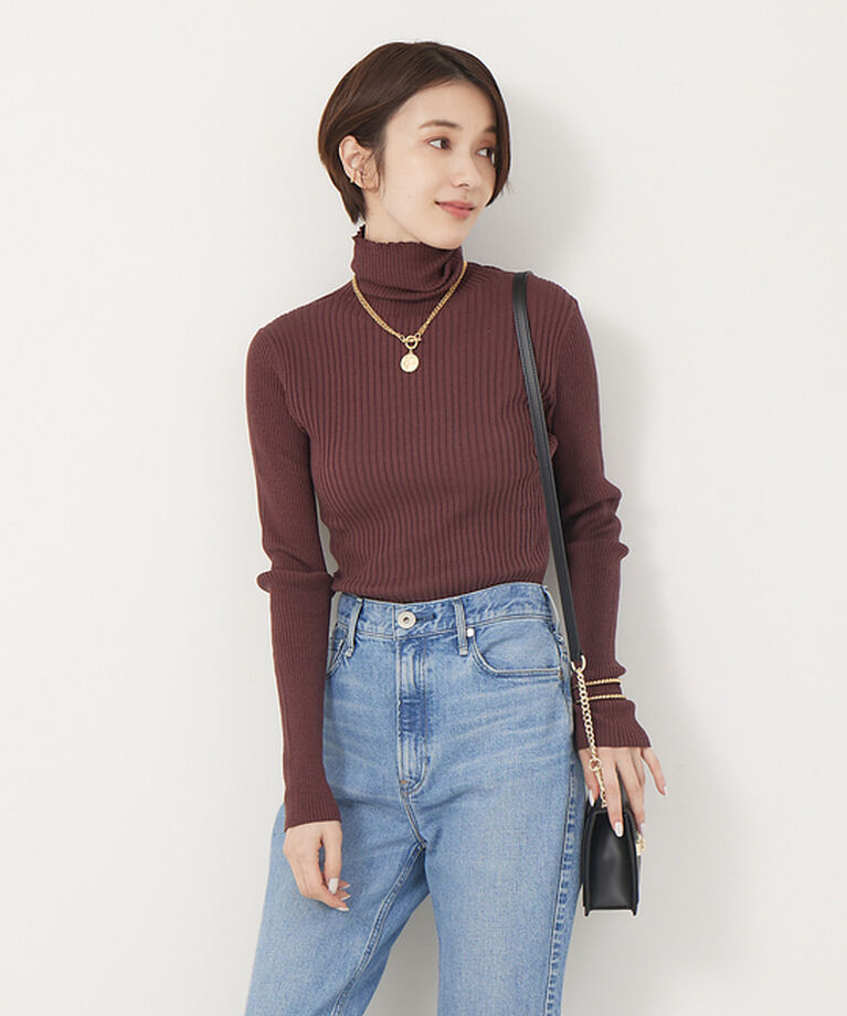 Rouge vif「コットンシルクリブタートル」|Tシャツ・カットソー|