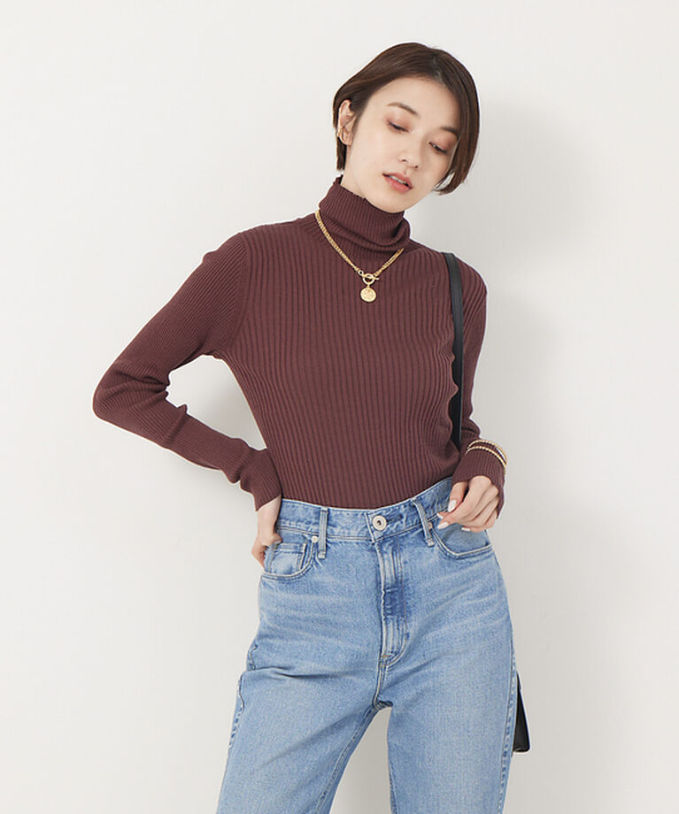 Rouge vif「コットンシルクリブタートル」|Tシャツ・カットソー|