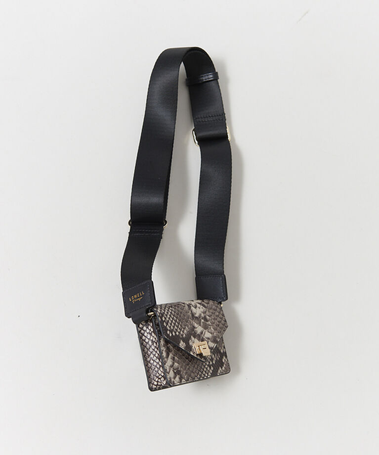 LOWELL things「【BAILA掲載】テープショルダー【単品】」|その他|ブラック