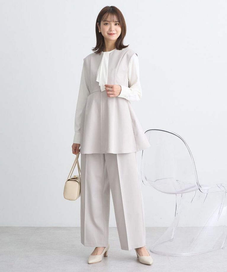 earth music&ecology「2WAYボウタイブラウス　25SS オフィス 春 夏」|シャツ・ブラウス|